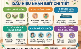 Khi Nào Cần Thay Nệm Mới? Dấu Hiệu Nhận Biết Chi Tiết