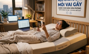 Nệm Chống Đau Mỏi Vai Gáy Cho Dân Văn Phòng Tốt Nhất