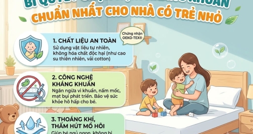 Bí Quyết Chọn Nệm Kháng Khuẩn Chuẩn Nhất Cho Nhà Có Trẻ Nhỏ