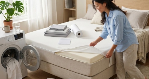 Bí Quyết Chọn Nệm Dễ Vệ Sinh & Giặt Giũ Tại Nhà