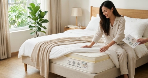 Bật Mí Mẹo Chọn Nệm Kháng Khuẩn Cho Người Hay Bị Dị Ứng